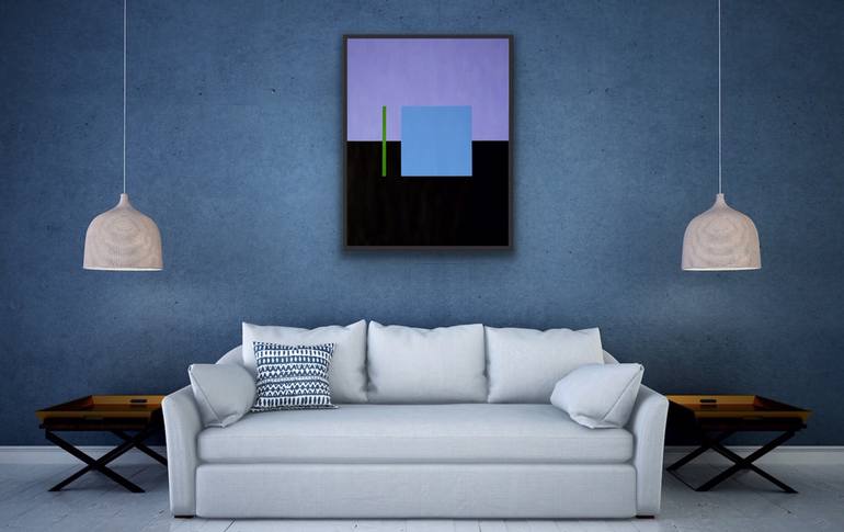 Original Conceptual Abstract Painting by Nigel S Rogers