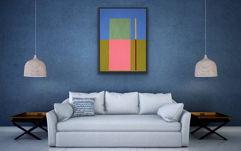 Original Conceptual Abstract Painting by Nigel S Rogers