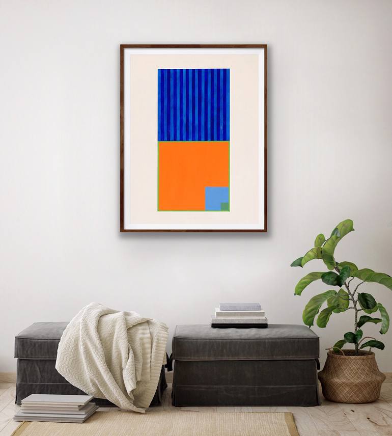 Original Conceptual Abstract Painting by Nigel S Rogers