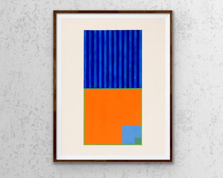 Original Conceptual Abstract Painting by Nigel S Rogers