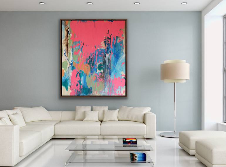 Original Abstract Expressionism Abstract Painting by Nigel S Rogers