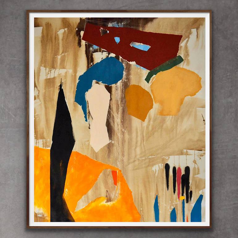 Original Conceptual Abstract Painting by Nigel S Rogers