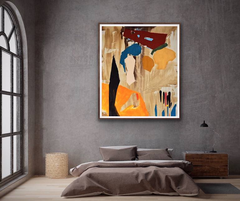 Original Conceptual Abstract Painting by Nigel S Rogers