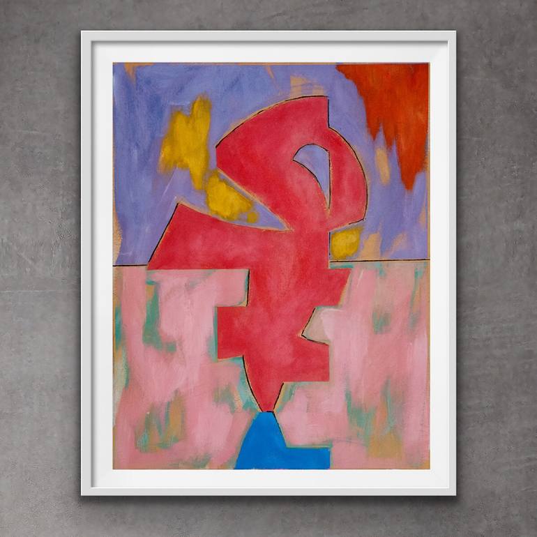 Original Abstract Expressionism Pop Culture/Celebrity Painting by Nigel S Rogers