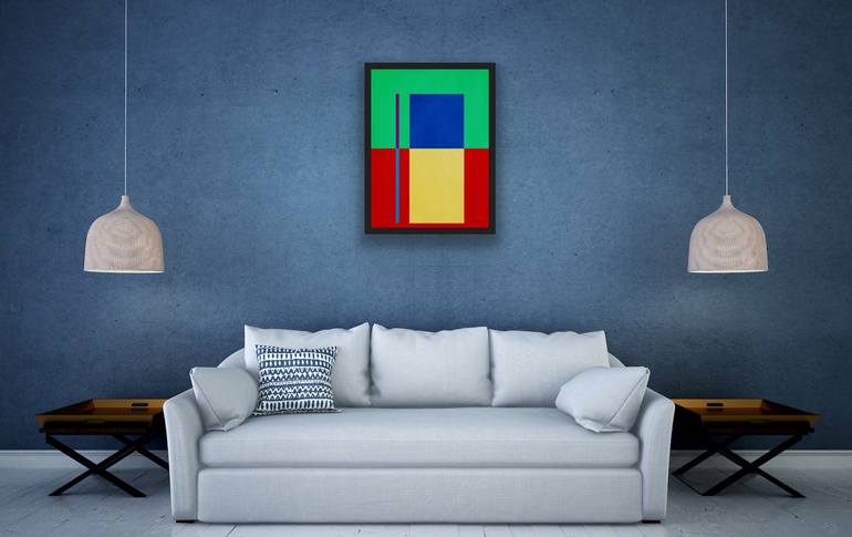 Original Conceptual Abstract Painting by Nigel S Rogers