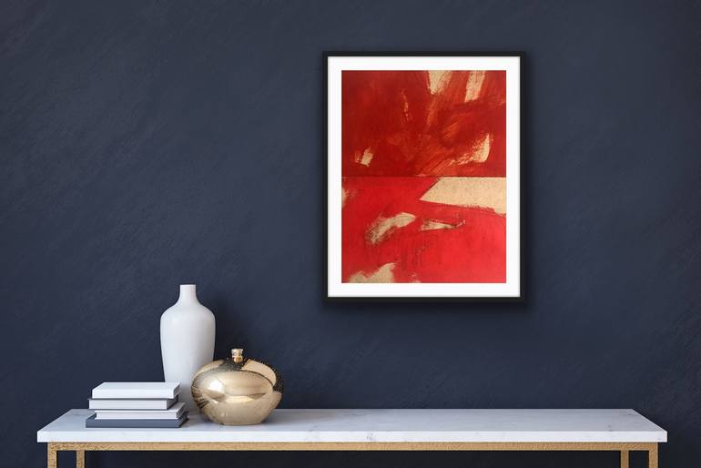 Original Abstract Expressionism Abstract Painting by Nigel S Rogers