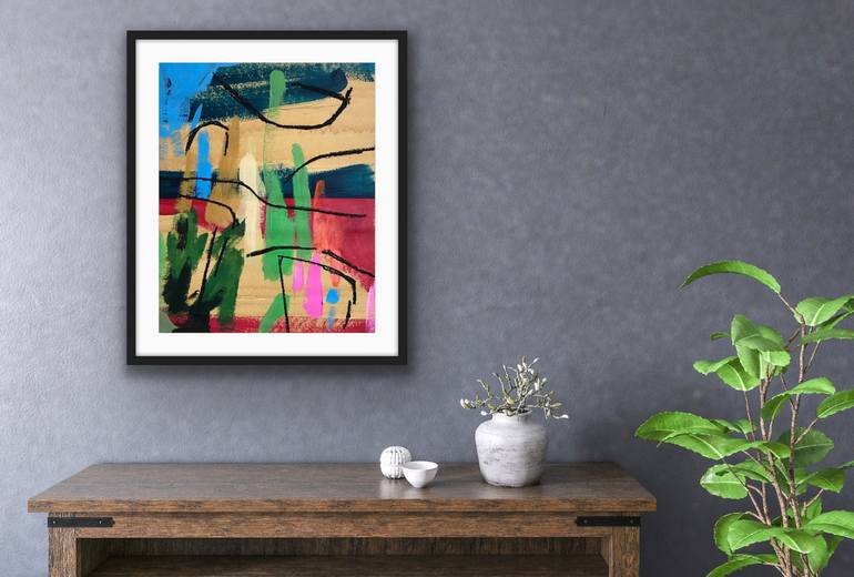 Original Abstract Painting by Nigel S Rogers