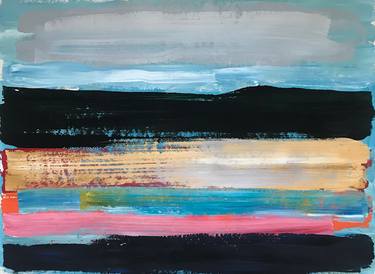 Original Abstract Landscape Paintings by Nigel S Rogers