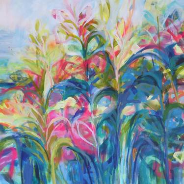 Original Expressionism Floral Paintings by Amy Wormald