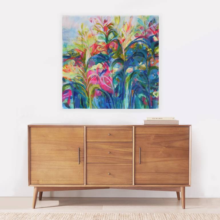 Original Contemporary Floral Painting by Amy Wormald