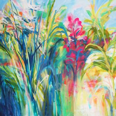 Original Expressionism Floral Paintings by Amy Wormald