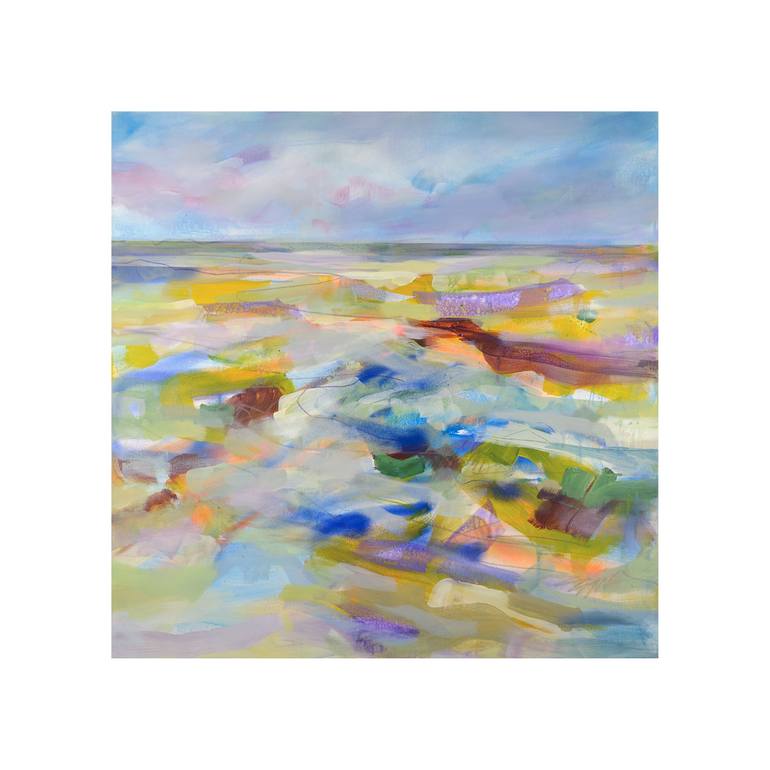 Original Abstract Expressionism Landscape Painting by Amy Wormald