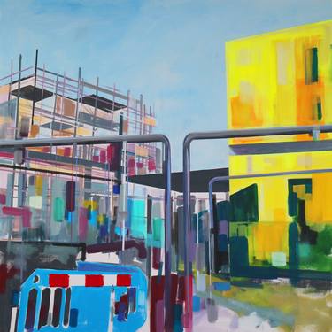 Original Documentary Architecture Paintings by Amy Wormald