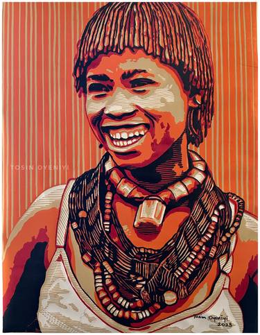 Original Conceptual Culture Printmaking by tosin oyeniyi