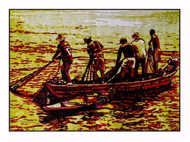 The Catcher (Fishermen) - Limited Edition of 3 thumb