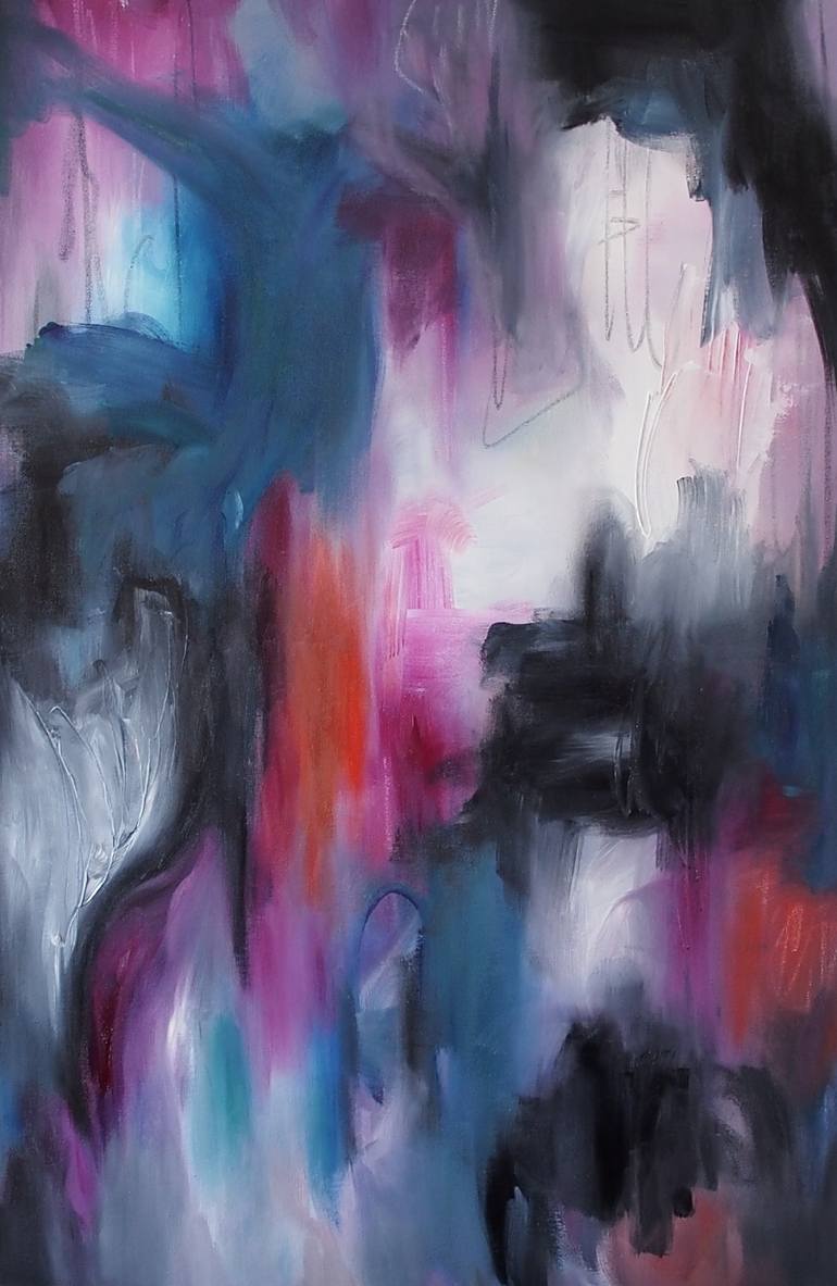 Deconstruccion de Arcoiris Painting by Rosa Oliveto | Saatchi Art