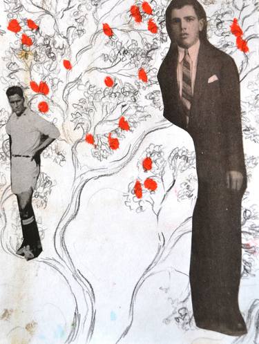 Print of Men Collage by Patricia Bigarelli