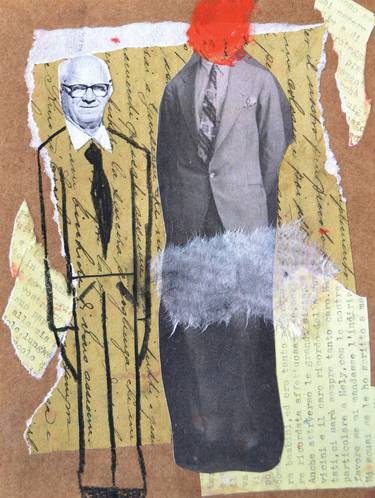 Print of Expressionism Men Collage by Patricia Bigarelli