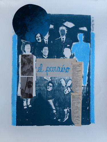 Original Fine Art People Collage by Patricia Bigarelli