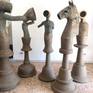 Full installation, with all the chess pieces sculpture