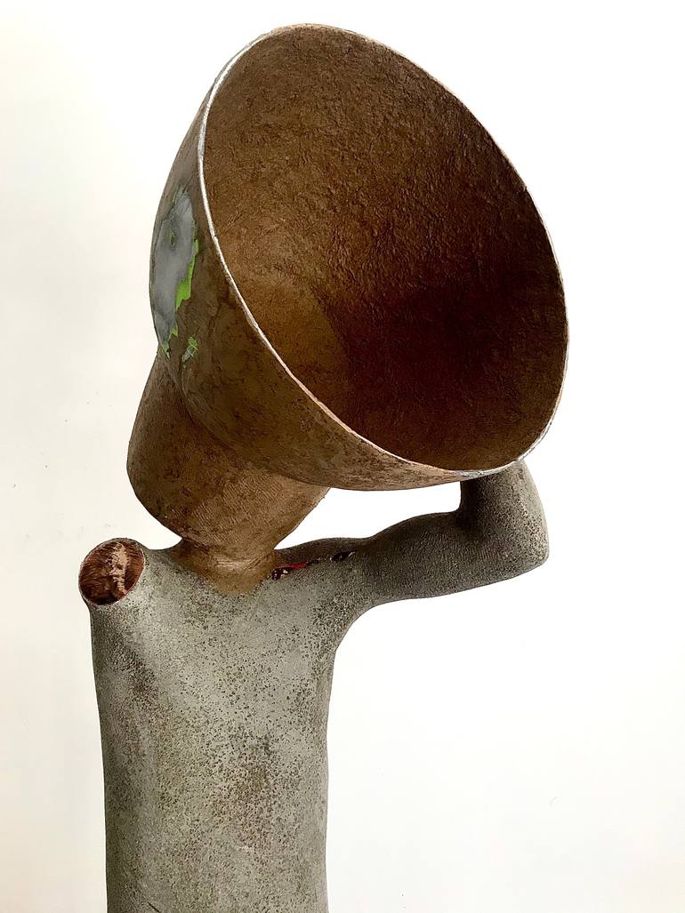 Original Conceptual Portrait Sculpture by Gianluca Carbone