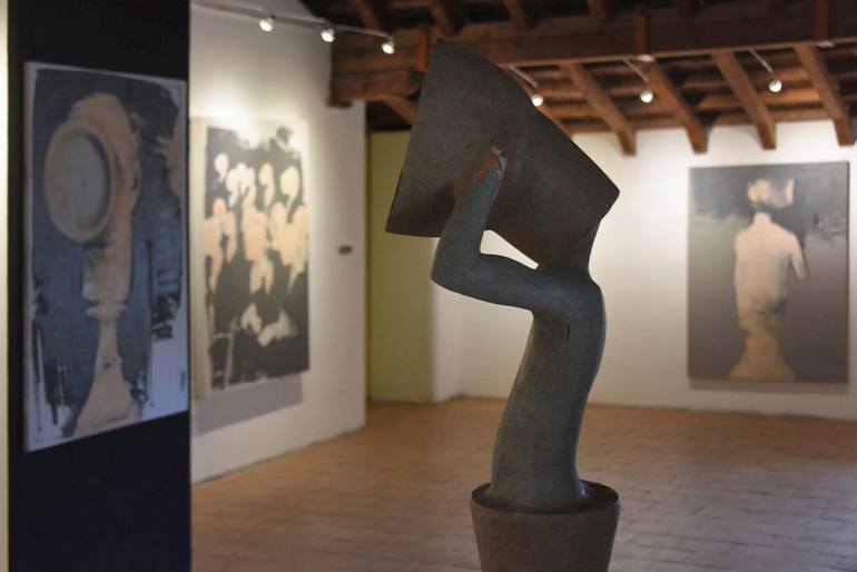 Original Conceptual Portrait Sculpture by Gianluca Carbone