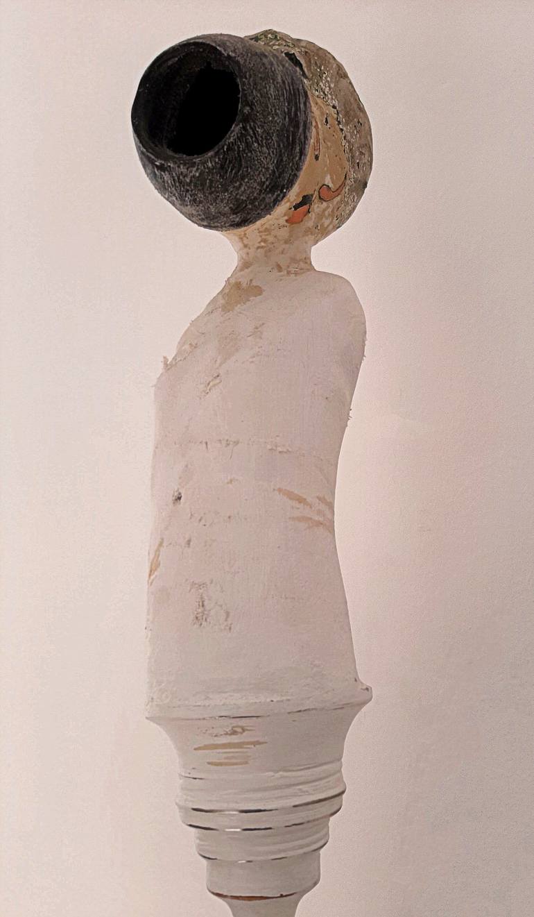 Original Dada Portrait Sculpture by Gianluca Carbone