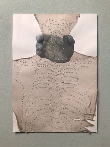 Original Conceptual Body Collage by Marco Siciliano