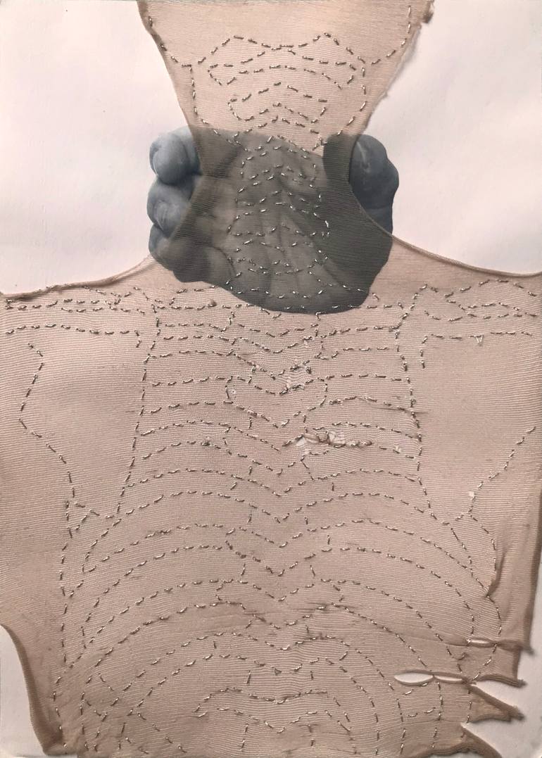 Original Conceptual Body Collage by Marco Siciliano