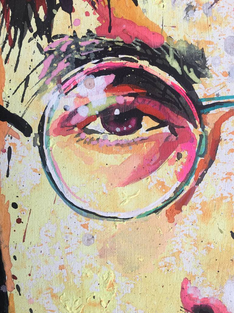 Original Pop Art Pop Culture/Celebrity Painting by Erick Nogueda