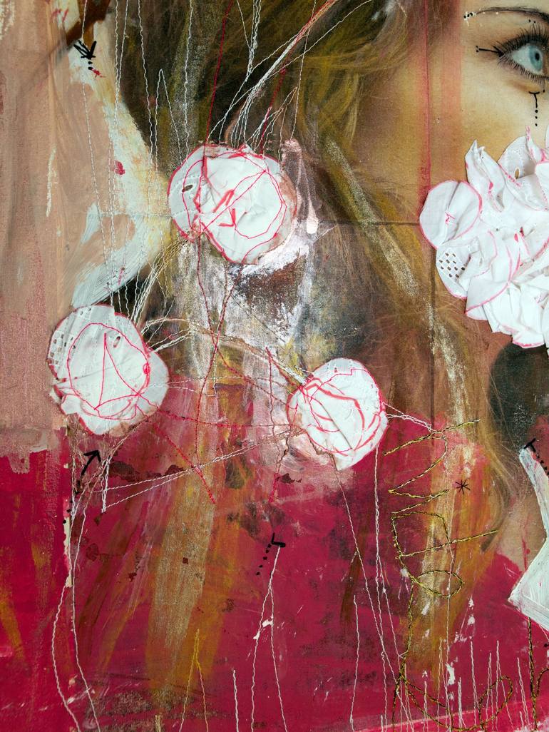 Original Modern Women Mixed Media by Eva Silberknoll