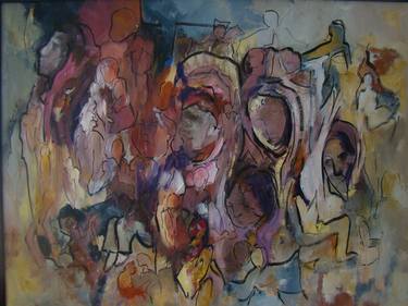 Original Abstract Paintings by Lina Kassis