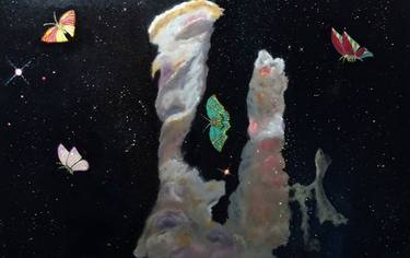 Print of Surrealism Outer Space Paintings by Steve Lynch