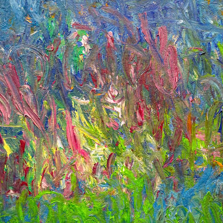 Original Abstract Expressionism Abstract Painting by Sabiha Merabet