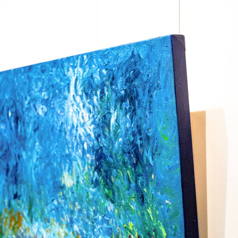 Original Abstract Expressionism Abstract Painting by Sabiha Merabet