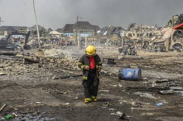 Nigerian Lagos gas explosion. - Limited Edition of 7 thumb