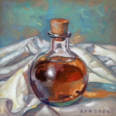 Original Figurative Still Life Painting by Juan Siquier