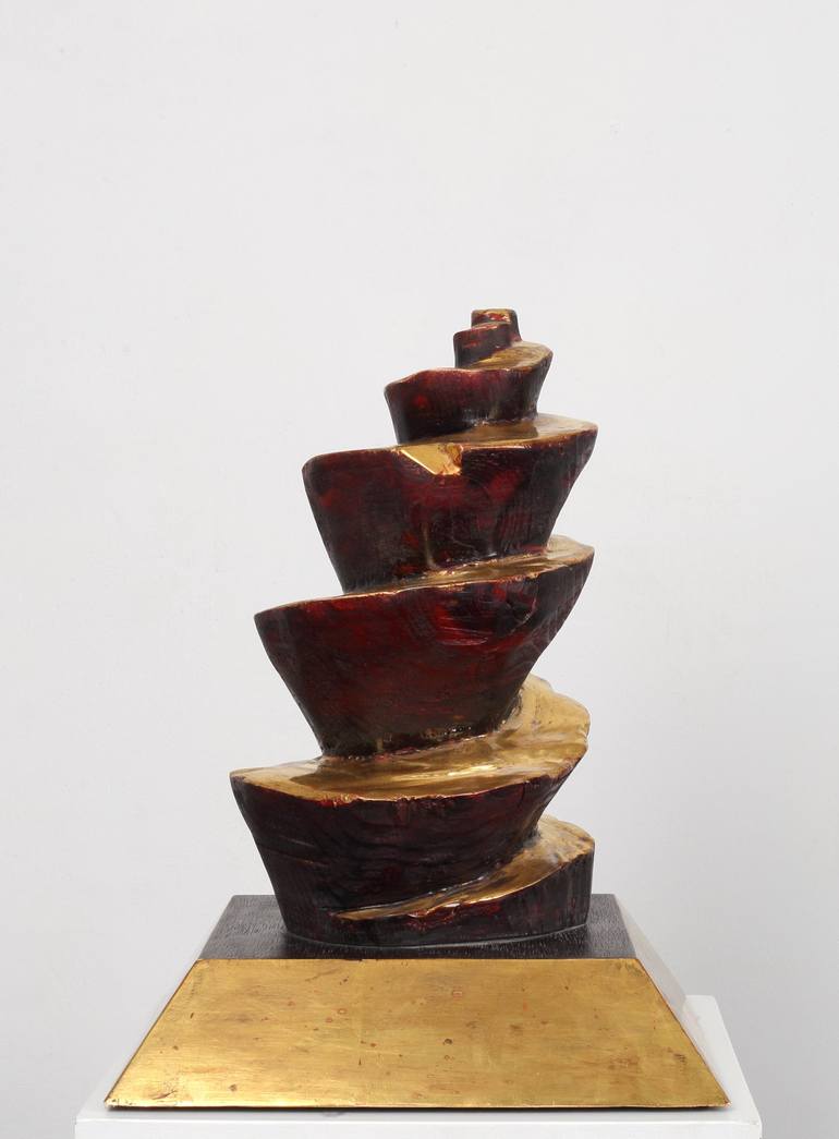 Original Abstract Travel Sculpture by Dolores Flores