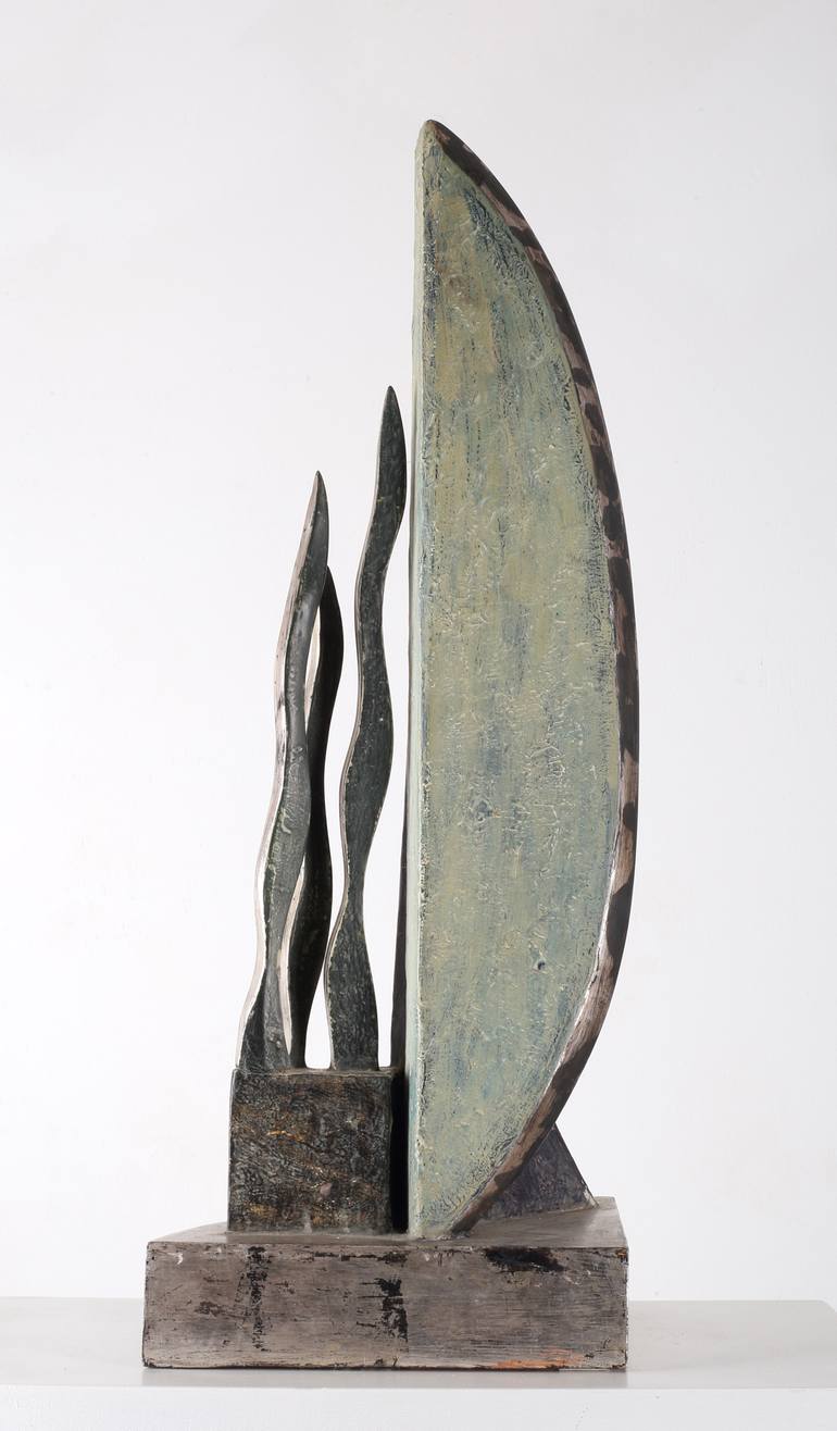 Original Abstract Botanic Sculpture by Dolores Flores