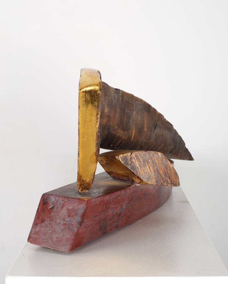 Original Abstract Beach Sculpture by Dolores Flores