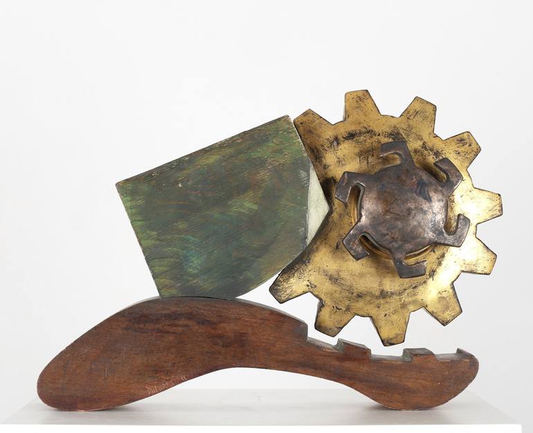 Original Abstract Motor Sculpture by Dolores Flores