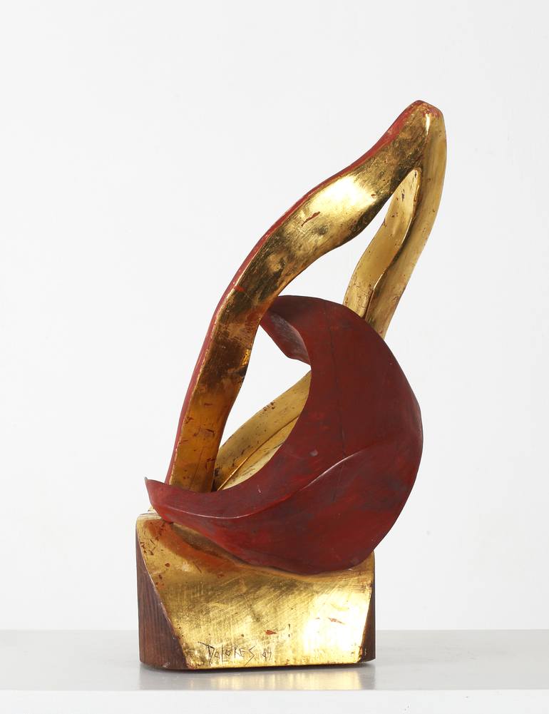 Original Abstract Erotic Sculpture by Dolores Flores