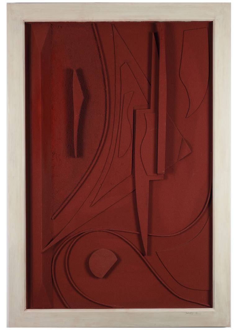 Iron Red sand relief - Print