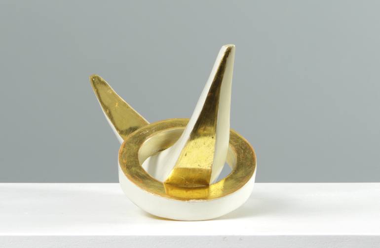 Original Abstract Geometric Sculpture by Dolores Flores