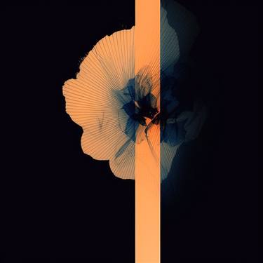 Original Abstract Floral Digital by Marquest Cathcart