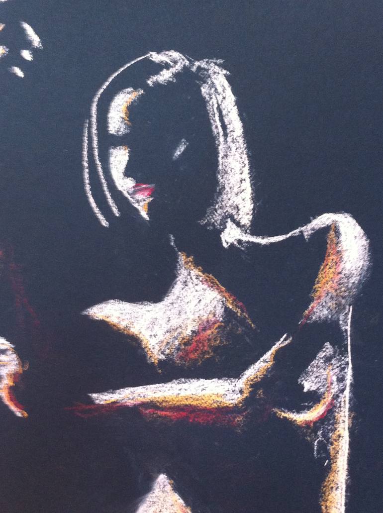 Original Other Nude Drawing by Benoit Leroux