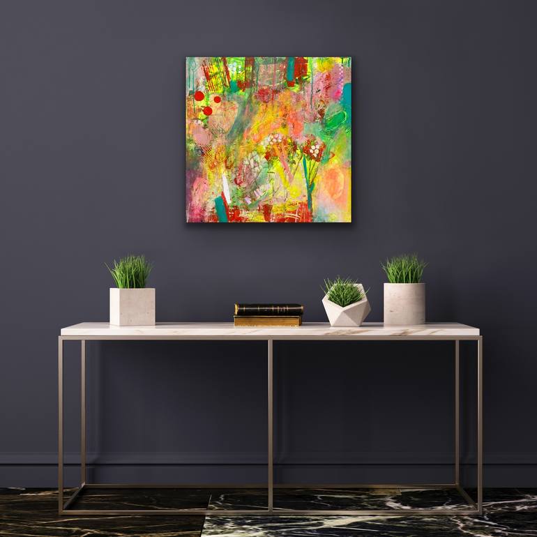 Original Pop Art Abstract Painting by Cherie Daly