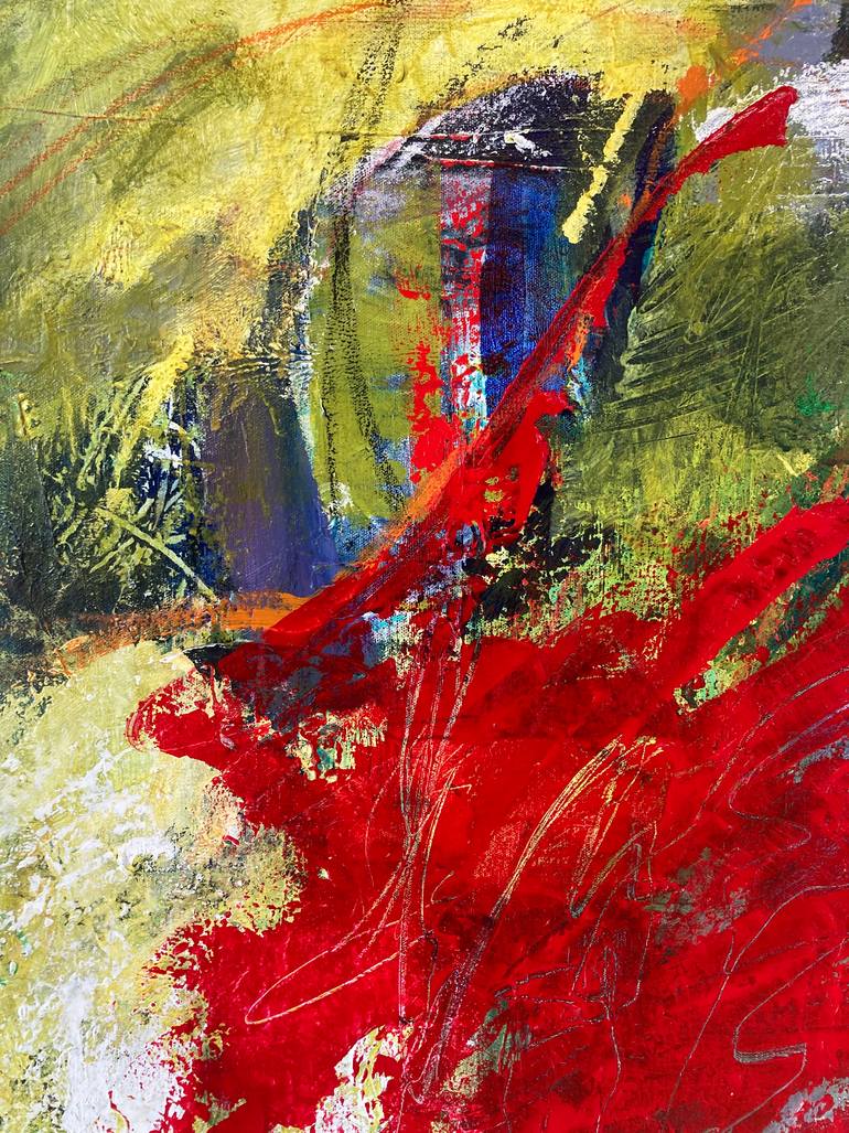 Original Pop Art Abstract Painting by Cherie Daly