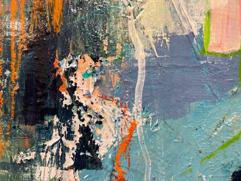 Original Street Art Abstract Painting by Cherie Daly