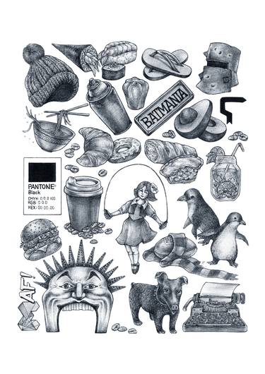 Print of Popular culture Drawings by Charli Lin